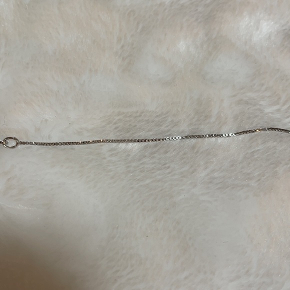 White Sapphires Necklace Sterling Silver - Picture 12 of 13